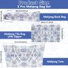 Bornerwhite 3 Pcs Empty Mahjong Bag Set for Tiles and Racks American Mahjong Case Travel Bag Tote Carrying Bags Cute Mah Jong Accessories Mahj Rack Storage Bags Carrying Case(Elegant) view 2