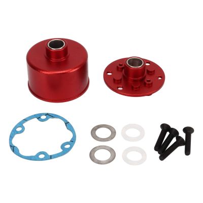 Aluminium Lightweight Metal Differential Diff Case Replacement for ARRMA 3S 4S 1/10 RC Car Red