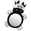ARTSEWPLY Backseat Mirror for Rear Facing Car Seat, Black White Reflective Safety Mirror with Wide View for Observation in Vehicle view 1