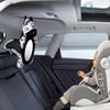 ARTSEWPLY Backseat Mirror for Rear Facing Car Seat, Black White Reflective Safety Mirror with Wide View for Observation in Vehicle view 4