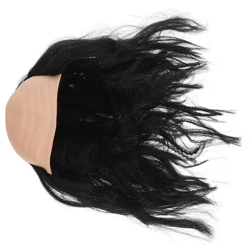 Abaodam Halloween Bald Man Wig Synthetic Costume Wig for Men Balding Cosplay Accessory Party Halloween Dress-up