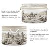 Takiito Cowboy in Desert Storage Basket for Organizing, Fabric Collapsible Basket with Cotton Rope Handle for Bathroom Laundry Nursery view 3