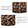 Takiito Flowers Storage Basket for Organizing, Fabric Collapsible Basket with Cotton Rope Handle for Bathroom Laundry Nursery view 3
