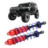 2Pcs Aluminum Alloy Shocks Absorber, High Efficiency Shock Absorption Dampers Suspension, Strong and Durable RC Shocks Absorber for 1/8 Remote Control Car, Upgrade Replacement Acce (Red) view 3