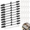 GDOOL 20-Pack 1.4mm RC Cars Body Clips with 10 Pieces Pull Tabs for Universal 1:8 1:10 Scale Remote Control Trucks & 1 PCS Hole Puncher Reamer for RC Body Shell Drills Tool view 4