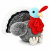 8.6 Inch Plush Turkey Stuffed Animal - Thanksgiving Stuffed Animals for Kids, Baby, Adult Collectors | Fall Harvest Party Decor | Ultra-Soft Turkey Plush Toy Gift (Black) view 1