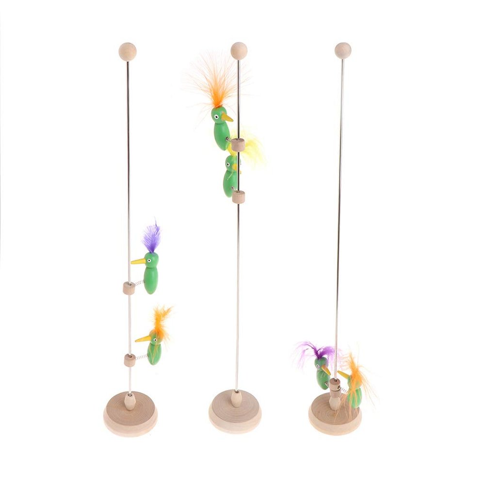 Oxxggkao Wooden Pecker Simulation Peck Wood Toy with Cute Spring Pecker for Activity Centers Toy for Halloween Candy