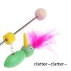 Oxxggkao Wooden Pecker Simulation Peck Wood Toy with Cute Spring Pecker for Activity Centers Toy for Halloween Candy view 2