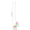 Oxxggkao Wooden Pecker Simulation Peck Wood Toy with Cute Spring Pecker for Activity Centers Toy for Halloween Candy view 4
