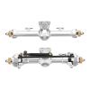 Aluminum Alloy Sturdy RC AXLE Assembly Perfect for AXIAL SCX24 AXI90081 AXI00001 AXI00002 1/24 RC CAR (Silver) view 1