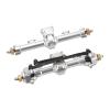 Aluminum Alloy Sturdy RC AXLE Assembly Perfect for AXIAL SCX24 AXI90081 AXI00001 AXI00002 1/24 RC CAR (Silver) view 2
