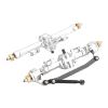 Aluminum Alloy Sturdy RC AXLE Assembly Perfect for AXIAL SCX24 AXI90081 AXI00001 AXI00002 1/24 RC CAR (Silver) view 4