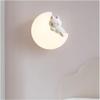 Cute Kids Room Wall Lamp - Bear Rabbit Cloud Light, Creative Cream Style Nursery Decor for Baby Girl & Boy Bedroom, Adorable Bedside Lighting for Children view 3