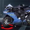 Collection 1/12 for for Ninja ZX-6R Alloy Motorbike Diecast Model Simulation Toys Gifts Collect(Green) view 4