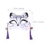 Beaupretty 2pcs Masquerade Masks for Women Half Face Cosplay Animal Masks Decorative for Dress-up and Masquerade Ball view 2