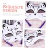 Beaupretty 2pcs Masquerade Masks for Women Half Face Cosplay Animal Masks Decorative for Dress-up and Masquerade Ball view 3