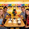 10 Pcs Bowling Cupcake Toppers Glitter Cupcake Decor Sports Theme Cupcake Decorations for Kids Boys Girls Birthday Party Supplies view 3