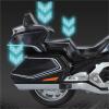 Collection 1/11 for H-ONDA Gold Wing GL800 2021 Alloy Diecast Metal Model Motorcycle Sound Light Toy Gift(White) view 3