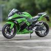 PuLaif Collection Off Road Toys 1:12 for for Ninja 250 Ornaments Gifts Motorcycle Model Collection(Green) view 1