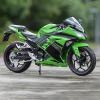 PuLaif Collection Off Road Toys 1:12 for for Ninja 250 Ornaments Gifts Motorcycle Model Collection(Green) view 3