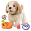 AIZHIYI Realistic Stuffed Animal Dog with Remote Control Leash, Interactive Electronic Pet Plush Toy Puppy Shake Tail-Wagging Stuffed Dog, Birthday Gift for Kids Girls Boys Aged 3-8 Year view 1