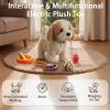 AIZHIYI Realistic Stuffed Animal Dog with Remote Control Leash, Interactive Electronic Pet Plush Toy Puppy Shake Tail-Wagging Stuffed Dog, Birthday Gift for Kids Girls Boys Aged 3-8 Year view 2