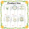 12 Pcs Baby Shower Cupcake Toppers Green Leaves Welcome Baby Cupcake Picks for Gender Reveal Boys Girls Birthday Party Cupcake Decorations Supplies view 4