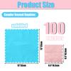 100 Pcs Gender Reveal Napkins, Pink and Blue Baby Shower Scalloped Edges Napkins for Boy or Girl Party Gender Reveal Decorations view 2