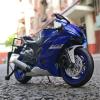 Collection 1:12 Alloy Motorcycle Diecast Model Toys Gift for Y-AMAHA YZF-R6 YZFR6 2020(Blue) view 2