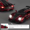 1/32 ONE Diecast Toy Car - Fun Pull-Back Vehicle with Lights & Sounds, Great Gift for Boys and Grils Red view 3