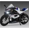 Collection Motorcycle Model Sound Light Gifts 1/12 for BWM S1000RR HP4 Boxed Race Alloy for Sports Diecast Metal Road Racing(Black) view 2