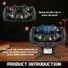BrixVibe Racing Simulator Steering Wheel Building Set for Adults Boys 14+, Sim Formula Cars Driving Collection Model with Moving Parts & Phone Holder for Home Office Decor - 867PCS view 4