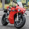 Collection Alloy Diecast Motorcycle Model Sound Light Off Road Collection Decoration Gift 1:9 for Ducatis Panigale V4S view 1