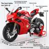 Collection Alloy Diecast Motorcycle Model Sound Light Off Road Collection Decoration Gift 1:9 for Ducatis Panigale V4S view 2