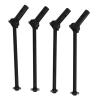 4pcs RC CVD Drive Shafts Professional Metal RC Car Transmission Axle for for ARRMA 1/7 1/8 RC Car (Black) view 2