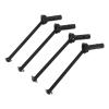 4pcs RC CVD Drive Shafts Professional Metal RC Car Transmission Axle for for ARRMA 1/7 1/8 RC Car (Black) view 4