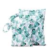 2 Sizes Wet Bags, Waterproof Storage Bag for Baby Diapers and Pump Parts, Reusable Diaper Bag with Zippered Pockets and Handle, Travel Bags, Beach, Pool, Gym Bag for Swimsuits & Wet Clothes, Set of 2 view 1