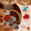 8.6 Inch Plush Turkey Stuffed Animal - Thanksgiving Stuffed Animals for Kids, Baby, Adult Collectors | Fall Harvest Party Decor | Ultra-Soft Turkey Plush Toy Gift (Brown) view 3