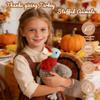8.6 Inch Plush Turkey Stuffed Animal - Thanksgiving Stuffed Animals for Kids, Baby, Adult Collectors | Fall Harvest Party Decor | Ultra-Soft Turkey Plush Toy Gift (Brown) view 4