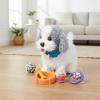 AIZHIYI Realistic Stuffed Animal Dog with Remote Control Leash, Interactive Electronic Pet Plush Toy Puppy Shake Tail-Wagging Stuffed Dog, Birthday Gift for Kids Girls Boys Aged 3-8 Year view 4