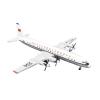 Flying Airplane Model 1:400 Scale Ilyushin Il-18 YU18002 CAAC Planes Model Airplanes Airlines Alloy Aircraft Plane for Collection Aviation Airbus view 1