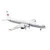 Flying Airplane Model 1:400 Scale Ilyushin Il-18 YU18002 CAAC Planes Model Airplanes Airlines Alloy Aircraft Plane for Collection Aviation Airbus view 3