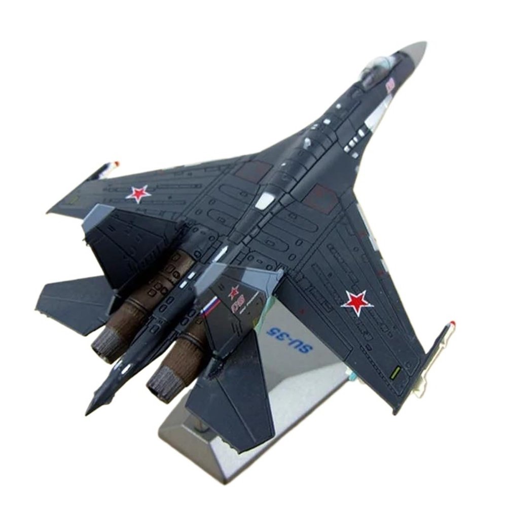 Flying Airplane Model 1/144 Scale Russia Air Force Su35 SU 35 SU-35 Fighter Aircraft Airplane Models Toys for Collections Aviation Airbus