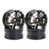 4pcs Black Coating Brass 23g Wheel Rim Hub Offset 0.7" for AXIAL SCX30 Jeep Wrangler JLU Ford Bronco 1/30 RC Crawler Car Upgrade Parts (6 Holes) view 1