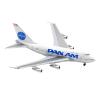 Flying Airplane Model Diecast 1/400 B747SP N538PA PAN AM B747 Airlines Plane Model Alloy Aircraft Airplanes Toy for Collection Aviation Airbus view 3