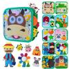 KAWITLO Montessori Busy Book for 1-3 Year Olds, Birthday Gift for Boys and Girls, Felt Quiet Book Busy Board, Sensory Activity Book for 2-Year-Olds, Educational Travel Toy for Toddlers view 1