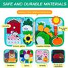 KAWITLO Montessori Busy Book for 1-3 Year Olds, Birthday Gift for Boys and Girls, Felt Quiet Book Busy Board, Sensory Activity Book for 2-Year-Olds, Educational Travel Toy for Toddlers view 2