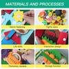 KAWITLO Montessori Busy Book for 1-3 Year Olds, Birthday Gift for Boys and Girls, Felt Quiet Book Busy Board, Sensory Activity Book for 2-Year-Olds, Educational Travel Toy for Toddlers view 4
