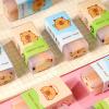36PCS Colorful Cartoon Erasers Fun Animal School Supplies for S Writing Art Class Prizes Gifts Animal Shaped Erasers view 3