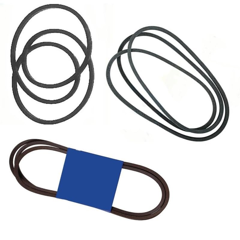 3pc. 754-04045 3-piece 41-1/2 5/8 91 109 1/2 351 112-0305 754-0468 954-0468 112-0301 754-0467 954-0467 112-5800 112-6076 954-04045 754-0467A 954-0467A Deck & 2 Drive Belt Kit Fits Replaces